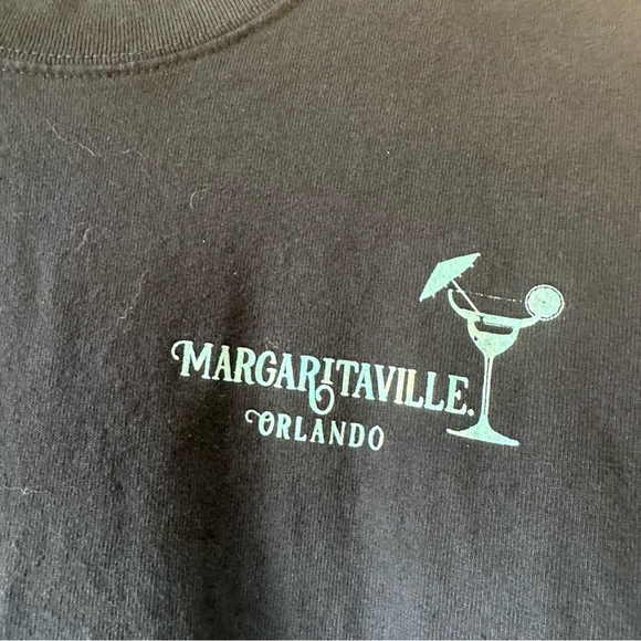 Margaritaville Navy White Mint Green Spirit Jersey Size L - Picture 2 of 6